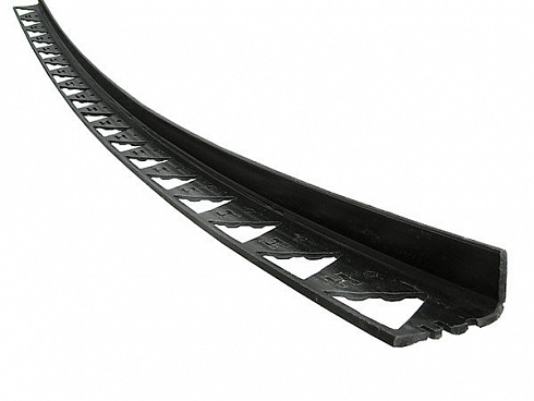 Бордюр Line Б-100.8.4.5 - пластиковый черный картинка
