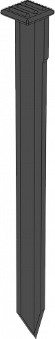 Крепящий якорь КЯ-Б для бордюра Line Б-300.8,5.4.5 картинка