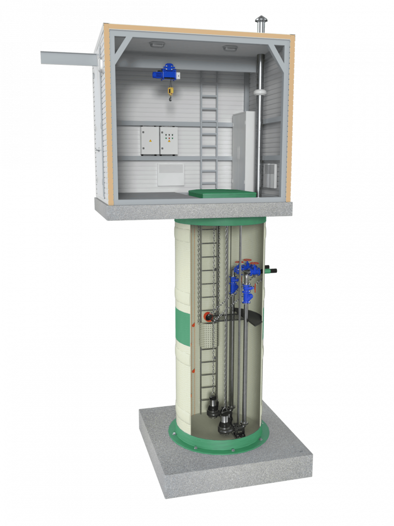 Канализационная насосная установка