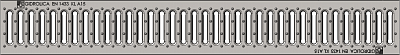 Решетка водоприемная Standart РВ -10.13,6.100 - штампованная стальная нержавеющая, кл. А15 картинка