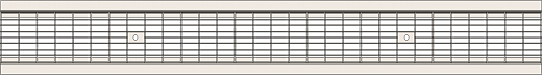 Решетка водоприемная Standart РВ -10.13,6.100 - ячеистая стальная оцинкованная, кл. В125 картинка