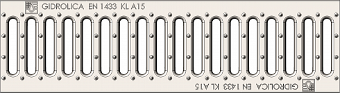 Решетка водоприемная Standart РВ -10.13,6.50 - штампованная стальная оцинкованная, кл. А15 картинка